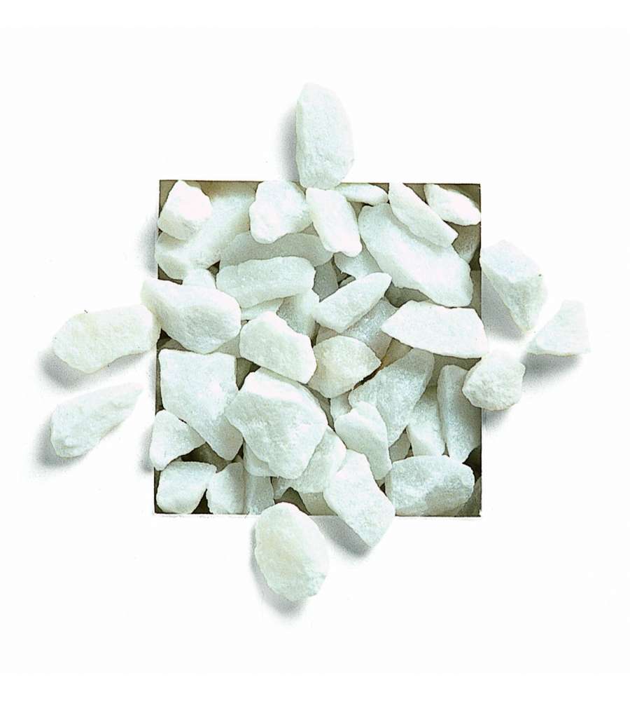 Granulati di marmo bianchi