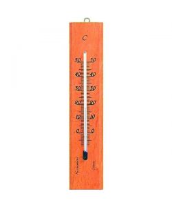 Termometro Legno Rett. Naturale      101401 Moller