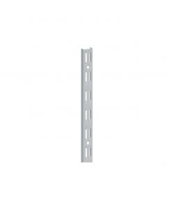 Cremagliera binario doppio - 100 cm. - grigio alluminio