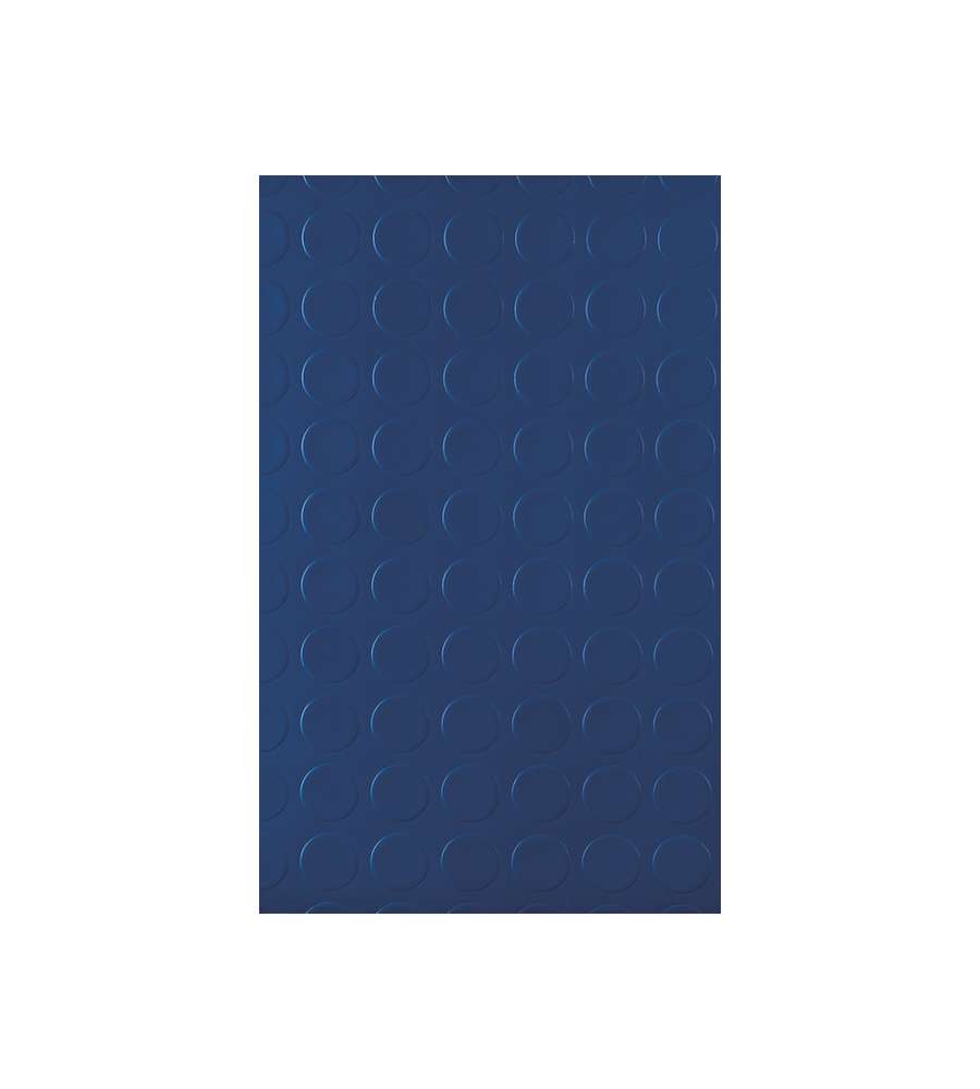 Copripavimento in pvc con rilievo bollo blu 100cm