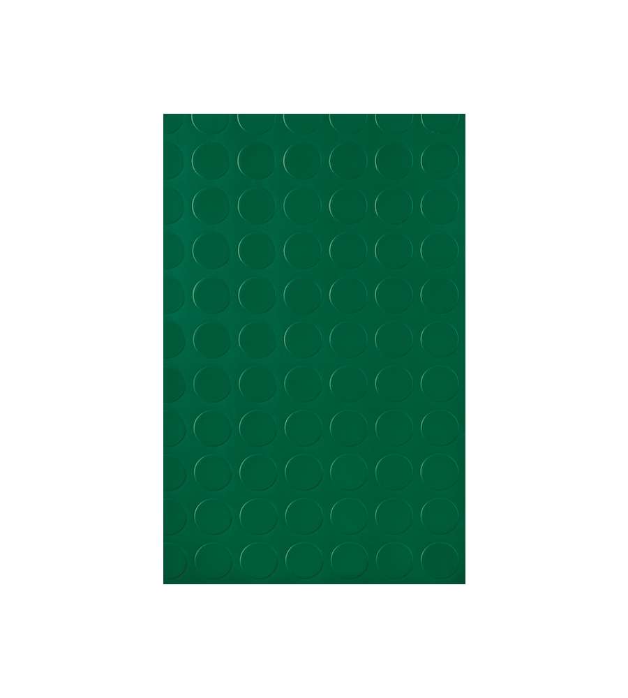Copripavimento in pvc con rilievo bollo verde 100cm