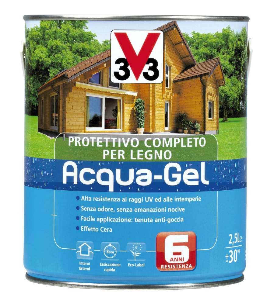 Protettivo Completo Legno Acqua Castano Scuro 2,5 l