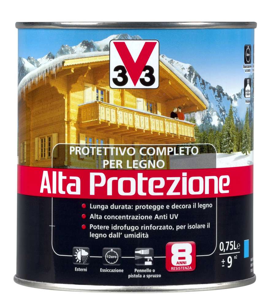 Protettivo Completo Legno Alta Protezione Noce Antico 750 ml