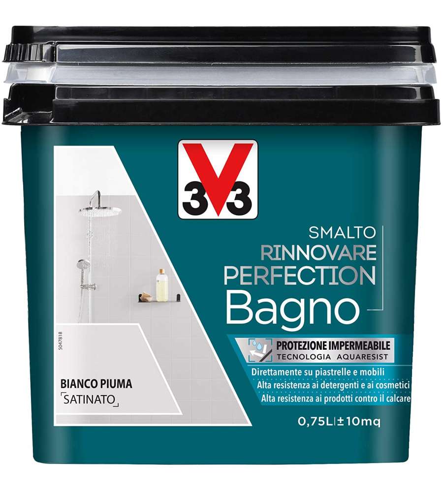 Smalto Perfection bagno bianco piuma satinato