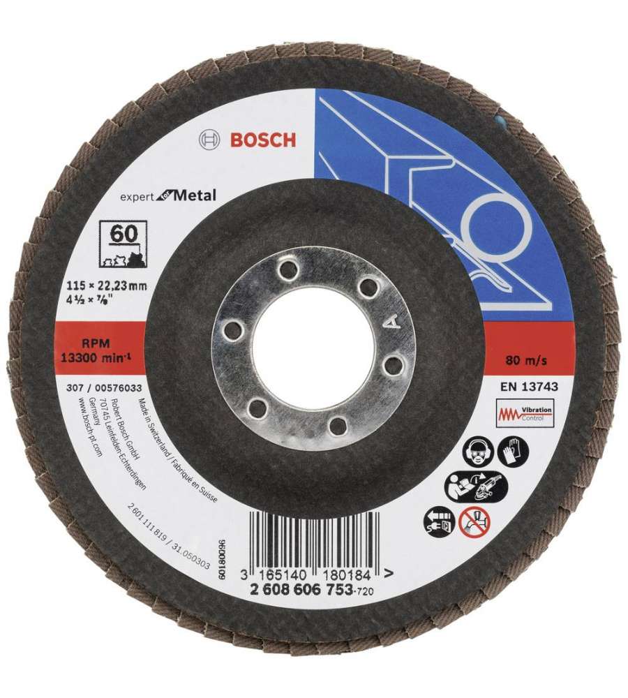 Disco lamellare X551 G60 diam 115mm 