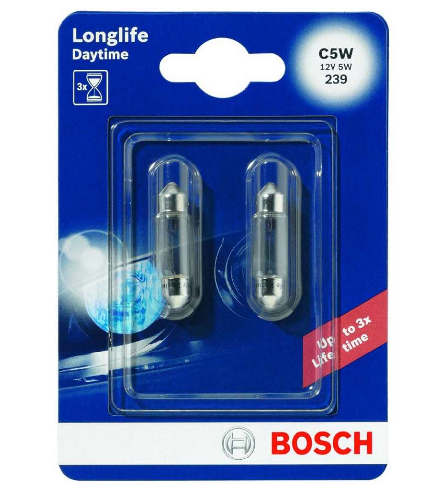 Coppia lampadine ausiliari Bosch C5W