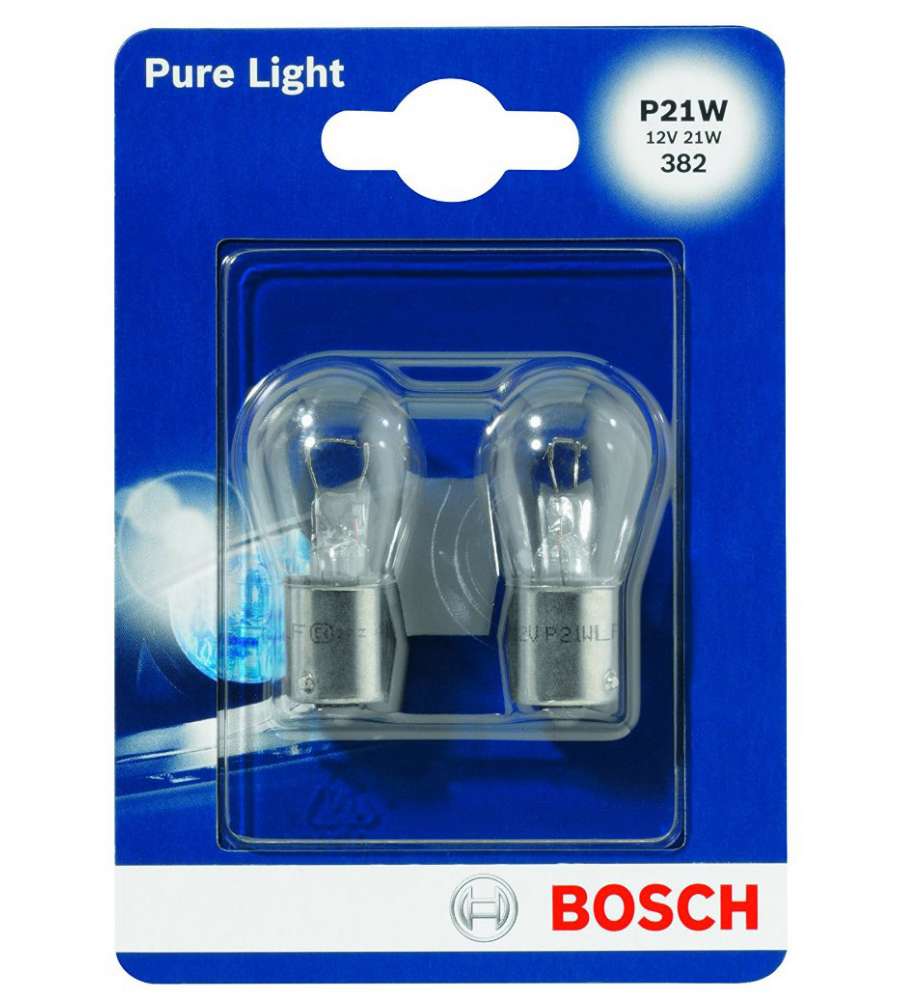 Coppia lampadine ausiliari Bosch P21W