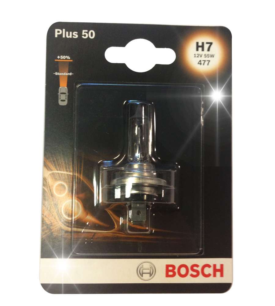 Lampada Bosch H7 Plus 50