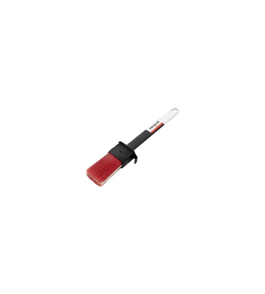Nespoli Pennello Piatto ZeroLoss M 38mm Rosso per Smalti Acqua e Solvente