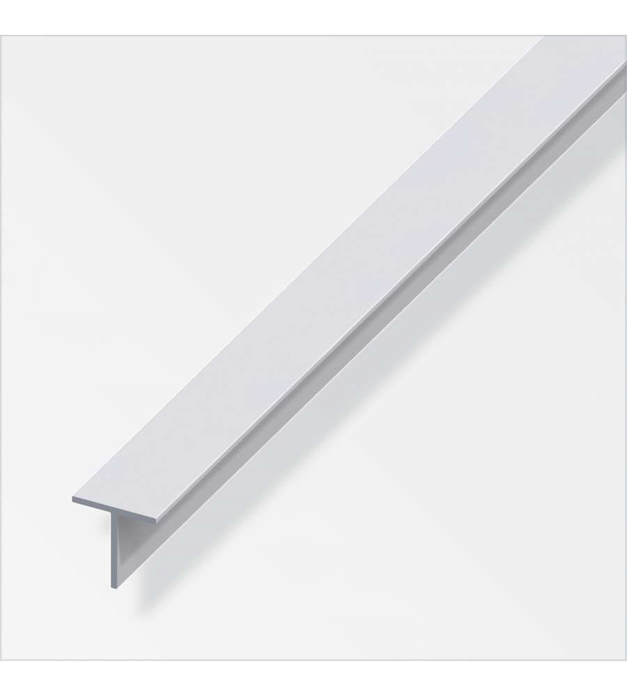 Profilo A T 20X20X1,5 Alluminio Argento 1Metro