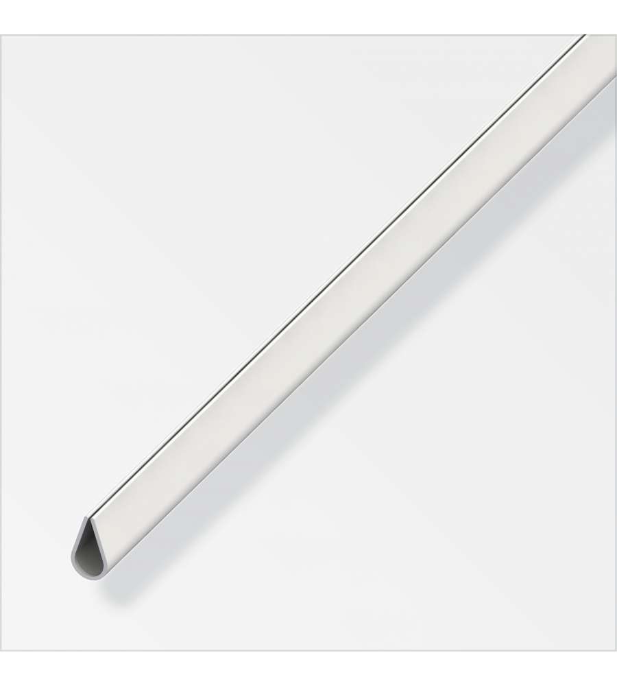 Profilo Cornice 15 Mm Pvc Bianco 1Metro
