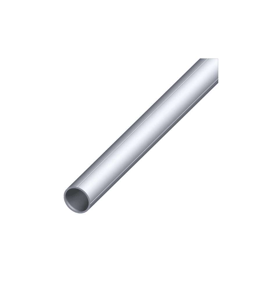 ALFER Tubo Tondo Alluminio Naturale 11,5x1,5mm Lunghezza 1m