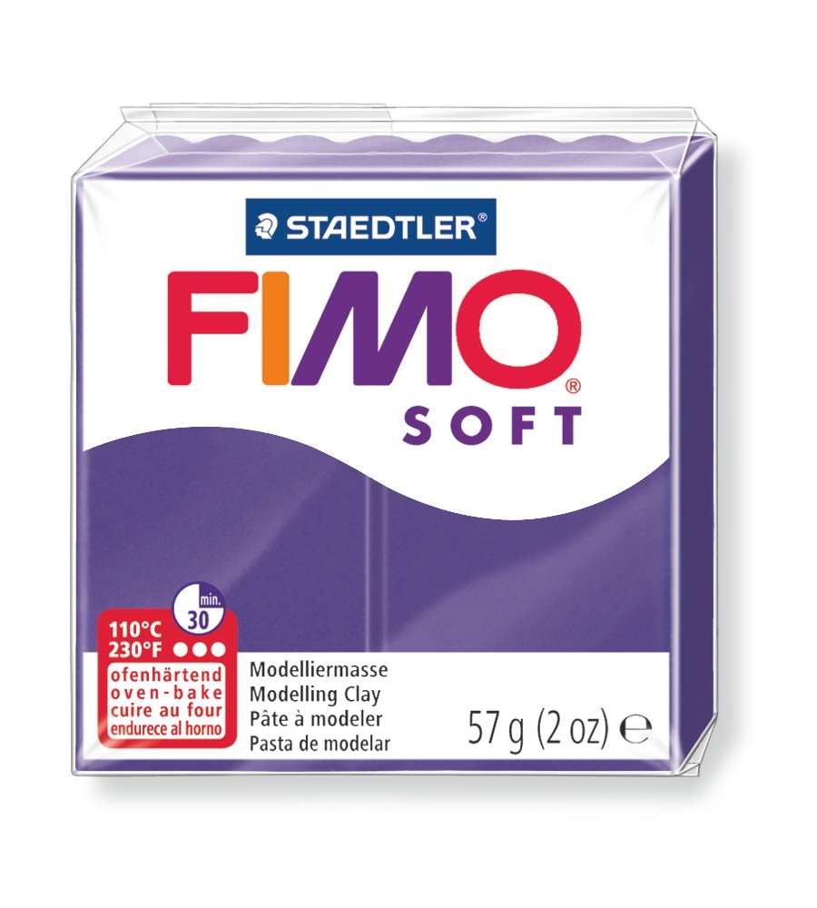 Pasta fimo soft 63 - 56 g prugna