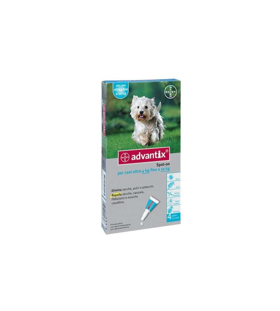 Bayer Advantix Spot On cani 4-10 Kg