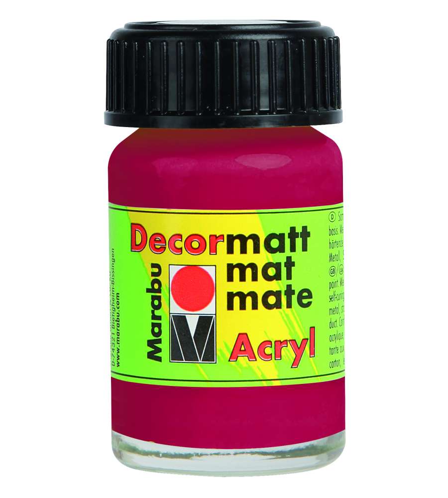 Decormatt Acryl Marabu 15 ml Carminio