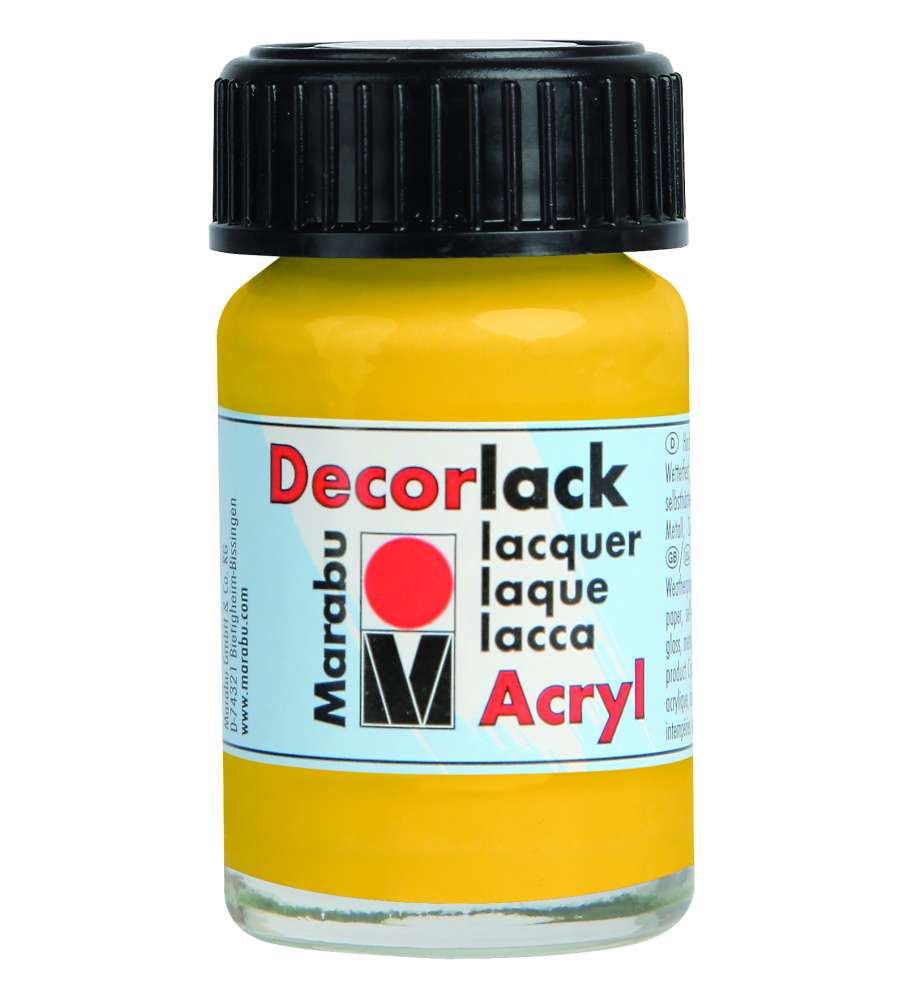 Decorlack Acryl Marabu 15 ml Giallo Medio
