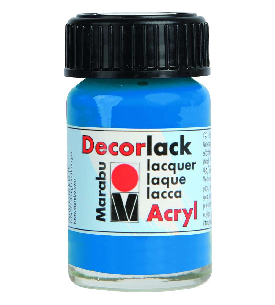 Decorlack Acryl Marabu 15 ml Blu Azzurro