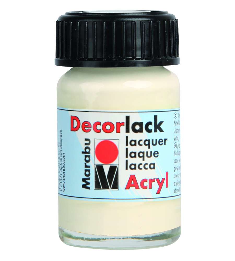 Decorlack Acryl Marabu 15 ml Avorio