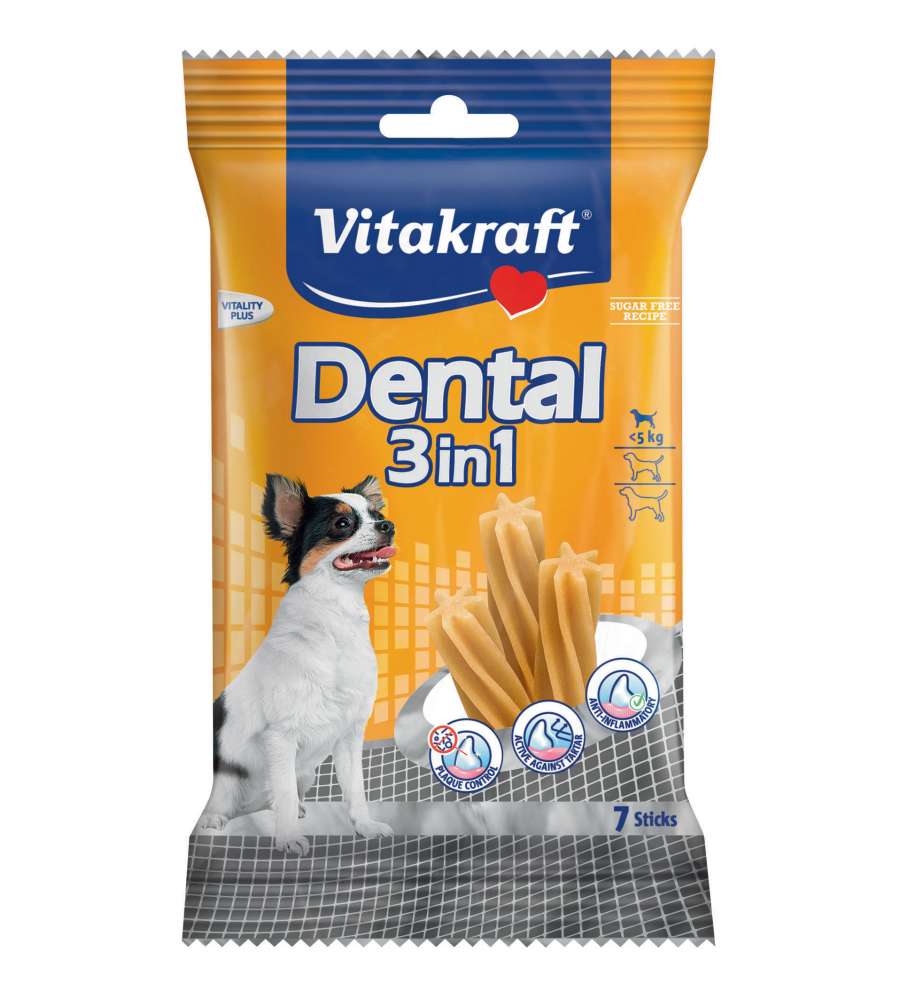 Dental 3 in 1 per cani di piccola taglia