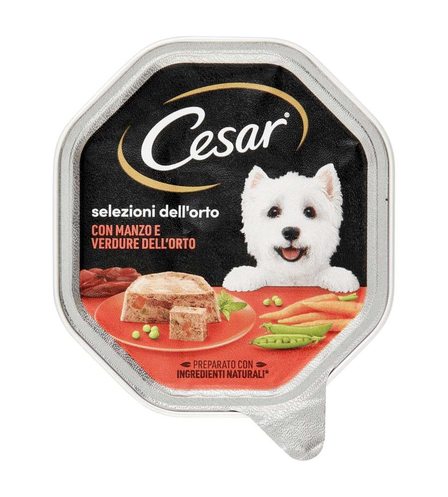 Cesar Pat� Manzo e Verdure per Cani Adulti 150g Umido