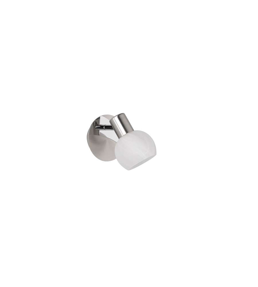 Faretto Antibes E14 28W 11x12x17h Nichel Opaco