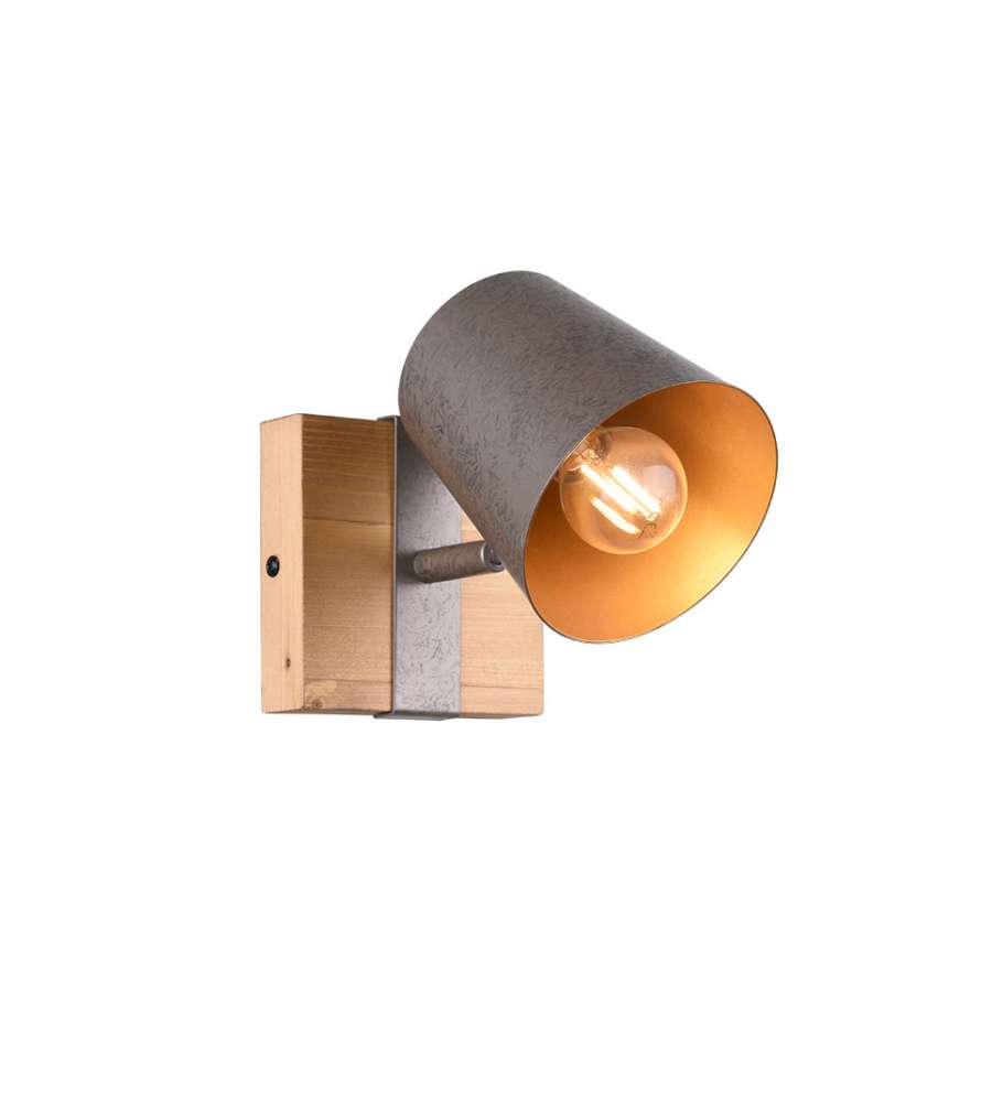 Lampada Bell da parete E14 25W 11x11cm Trio Lighting