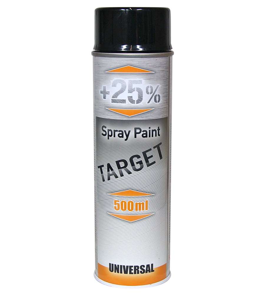 Vernice Spray Target  -  Nero Profondo Lucido
