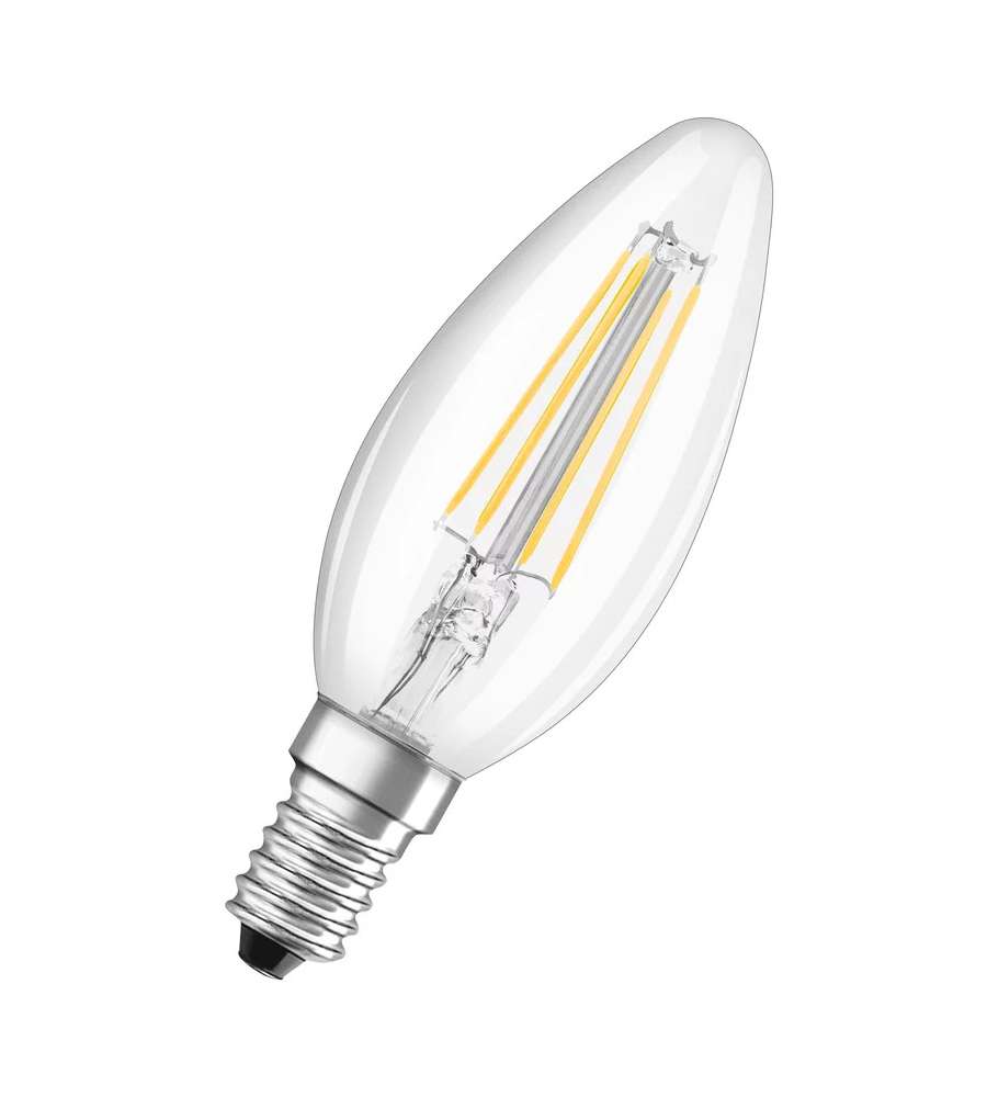 Lampadina LED Osram Star Classic B40 Filamento 4W 827 Clear E14