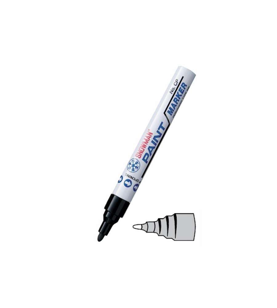 Pennarello Paint Marker Bianco             Snowman