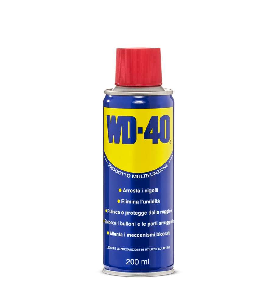 WD-40 Spray Multiuso 200ml - Lubrificante, Sbloccante e Anticorrosivo
