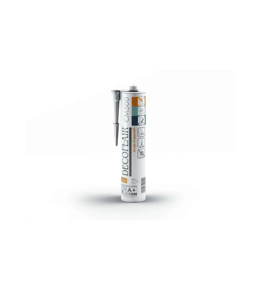 Colla Mastice CM500 Trasparente 310ml per Modanature e Ristrutturazioni