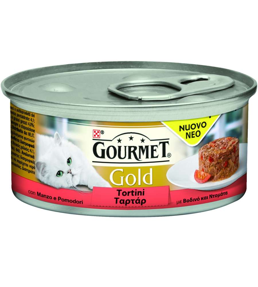 Gourmet Gold Tortini manzo pomodoro 85 g