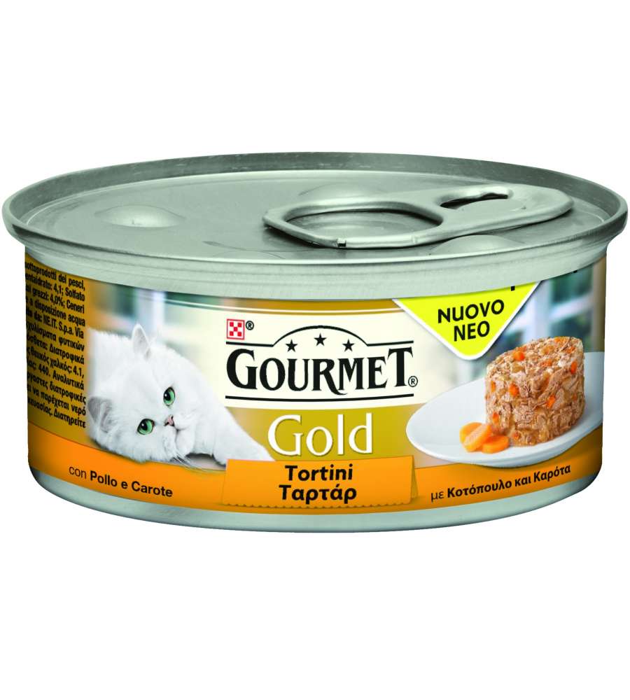 Gourmet Gold Tortini pollo carote 85 g