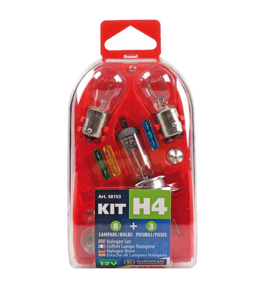 Kit lampade di ricambio 11 pezzi 12v