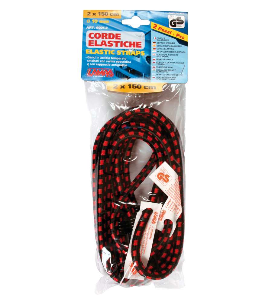 Coppia Corde Elastiche 1,5 m