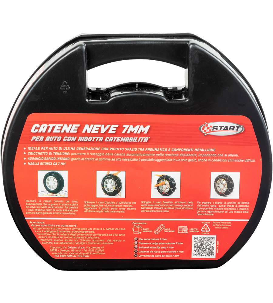 Set di 2 pezzi catene da neve - 7 millimetri gruppo 110