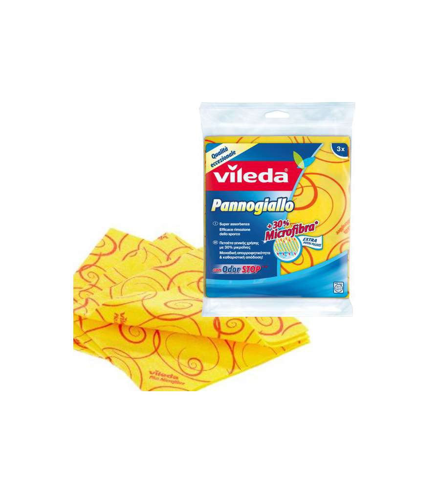 Panno milleusi Pannogiallo Pz 3 cm 40x36 Vileda