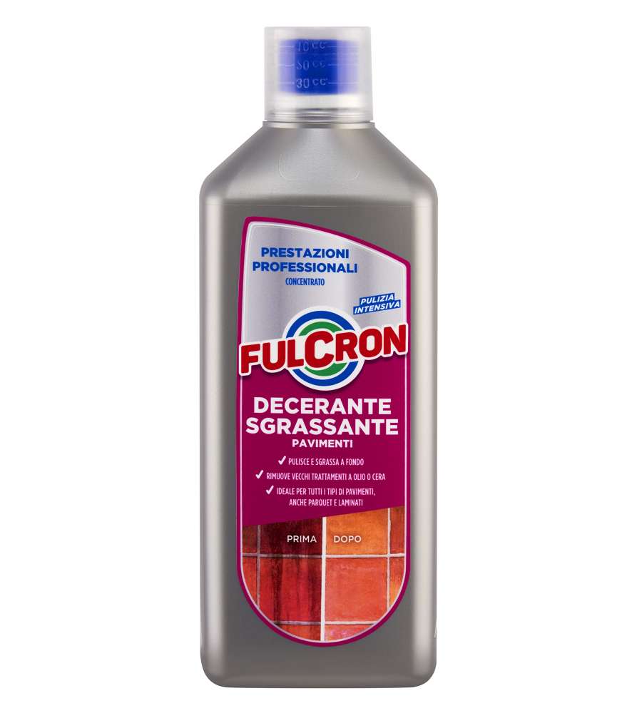 Fulcron Detergente Pavimenti Decerante Sgrassante - 1L