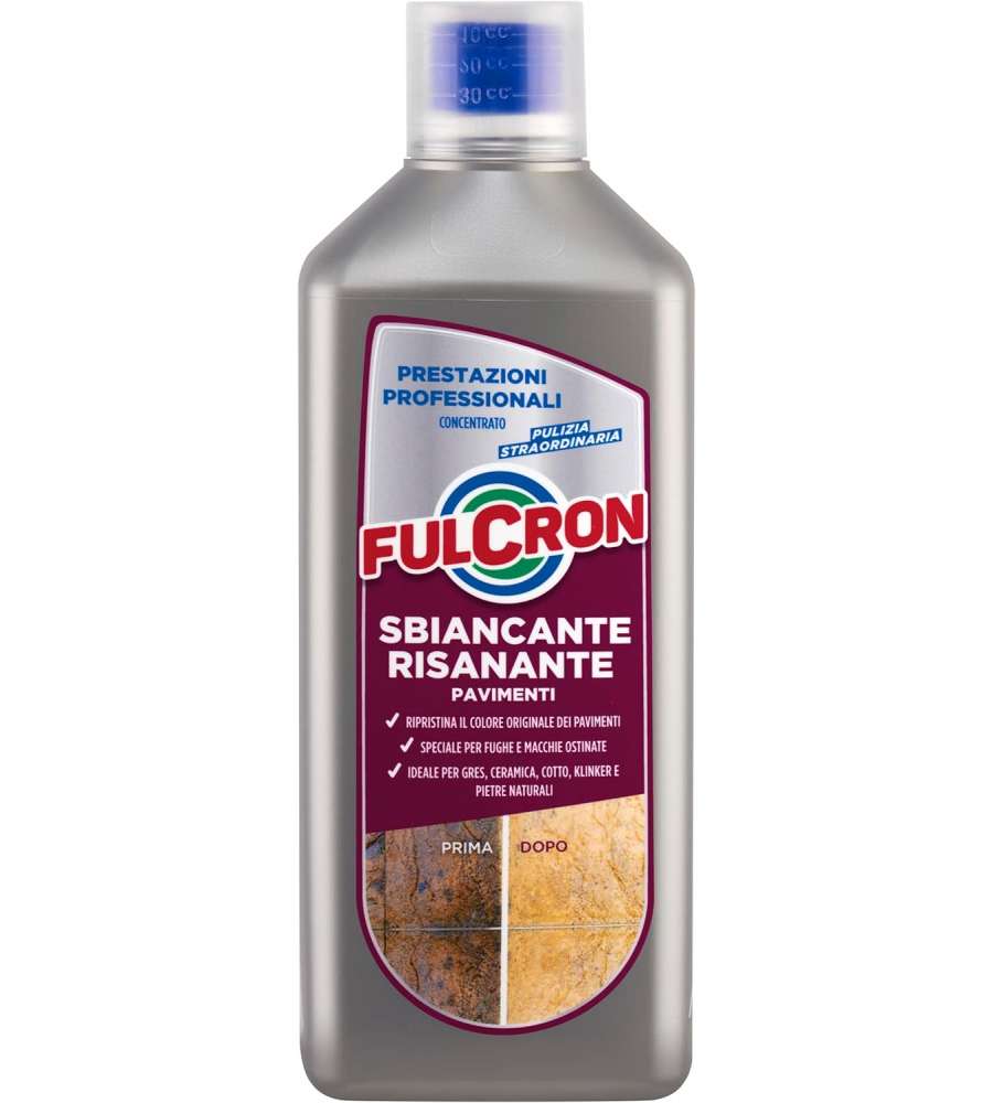 Detergente pavimenti sbiancante e risanante 1 l Flucron