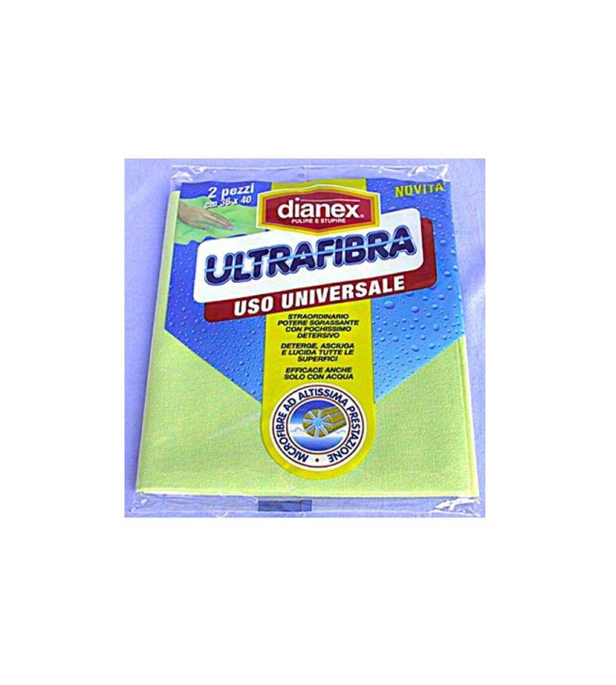 Panno Microfibra Uso Universale Pz.2  36X40 Dianex