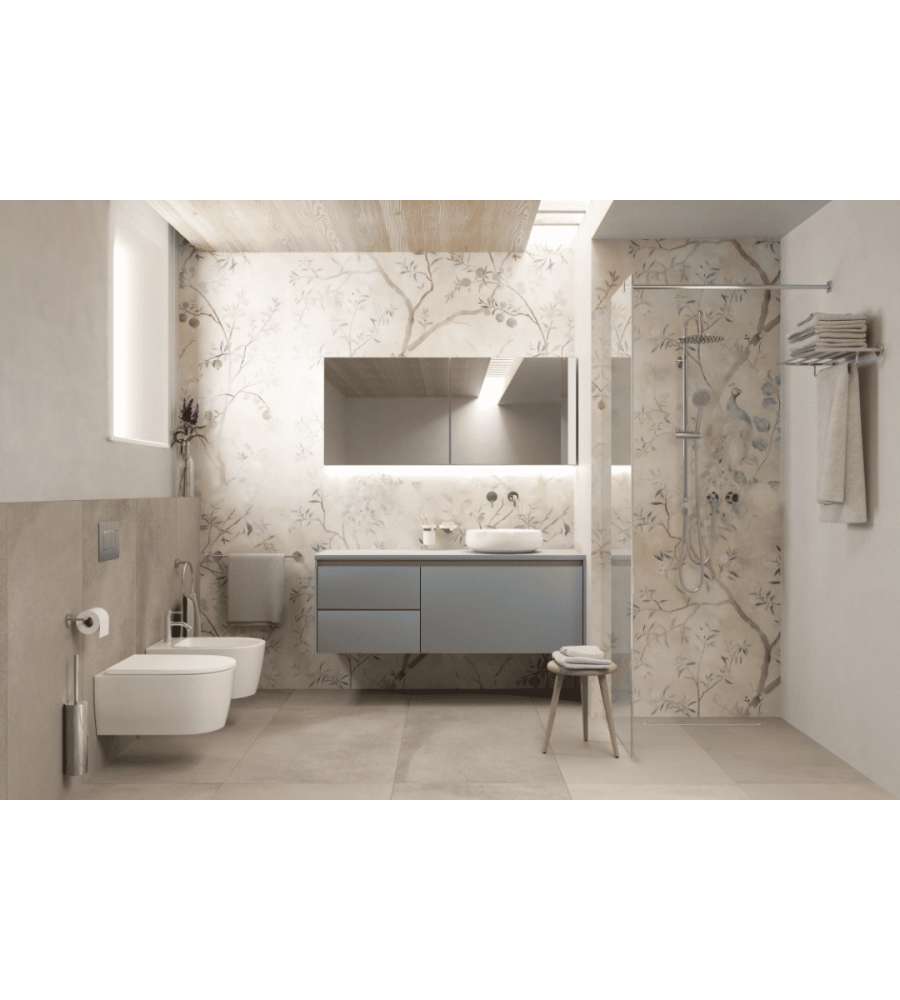 Metaform Porta Spazzolini Inox Cromo Lucido - Bagno Cilindrico 7,8cm
