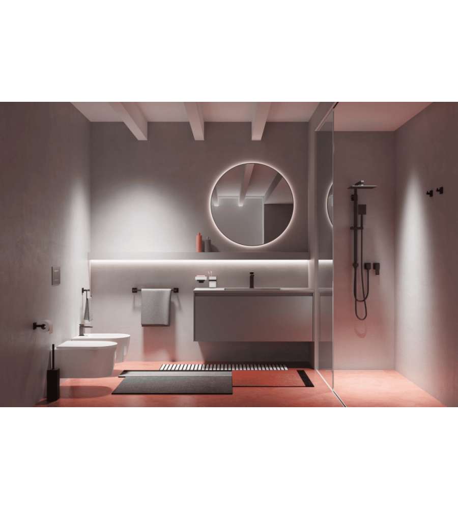 Metaform Porta Spazzolini Trend Nero Matt 10,9x11 cm