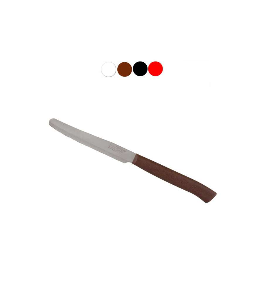 Coltello Tavola Liscio Nero    Cm 11 Pz 6 Marietti
