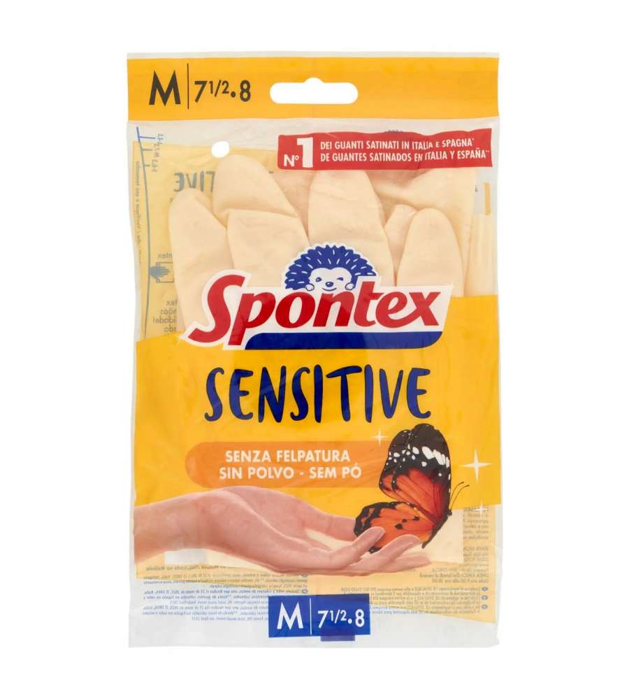 Spontex Guanti Casalinghi Sensitive Taglia M