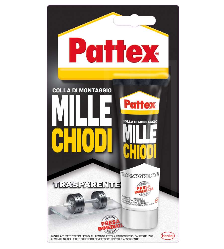 Pattex millechiodi Trasparente 40 g