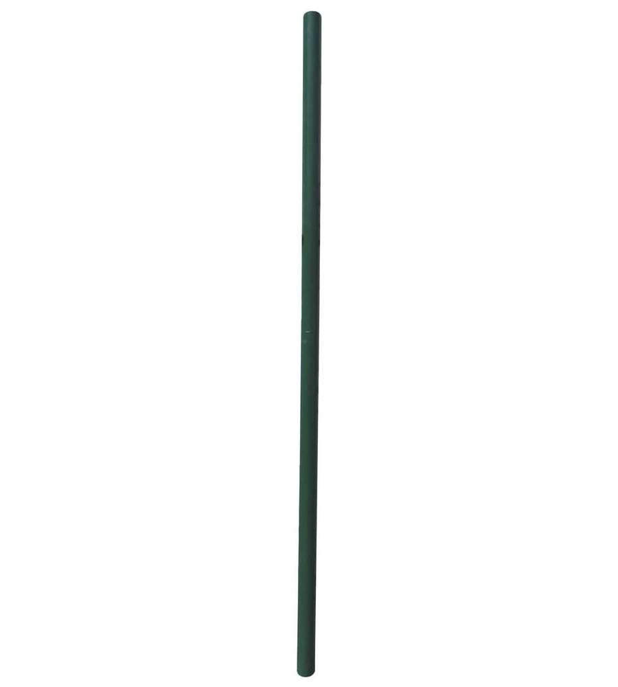 Palo in ferro verniciato verde, 3,4 x 125 h cm