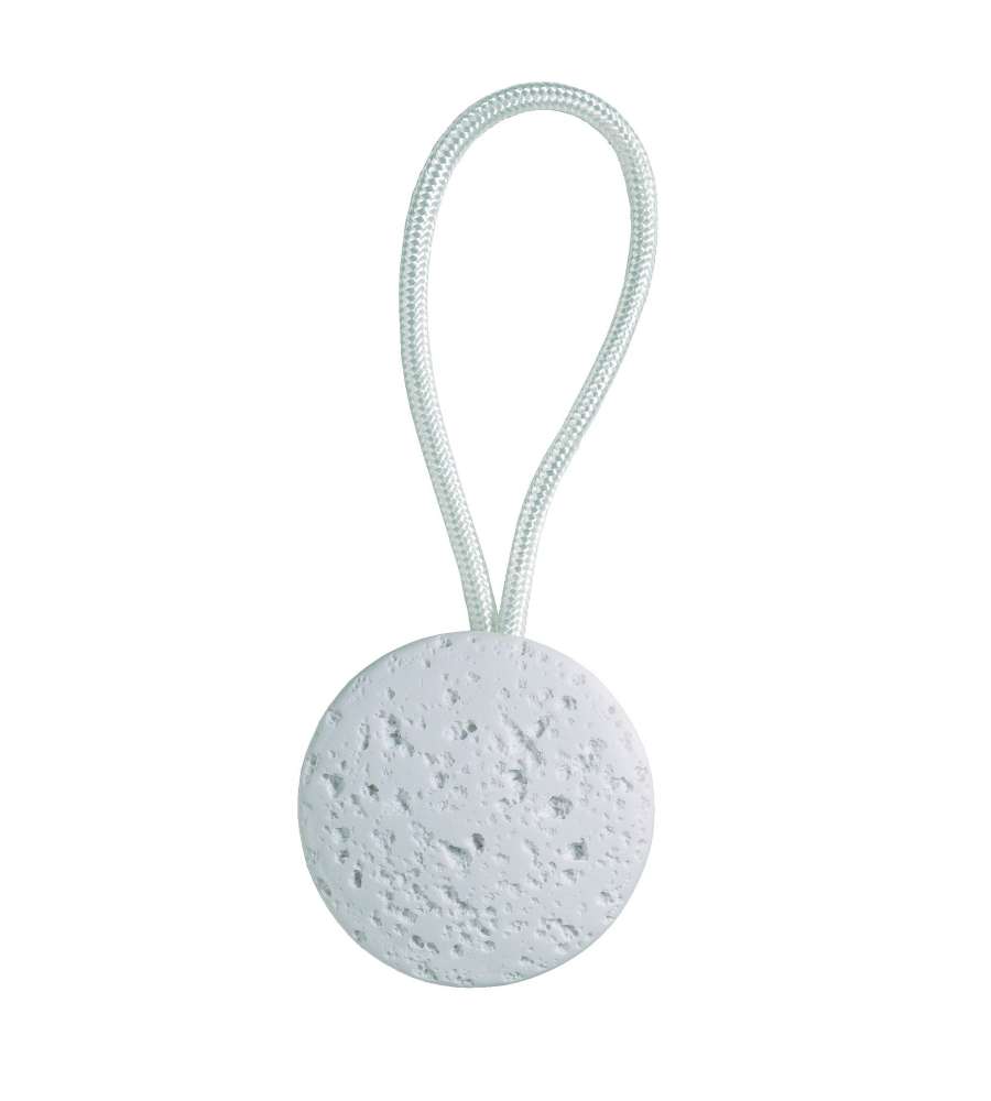 Calamita Stone Bianco Tondo (Con Corda)