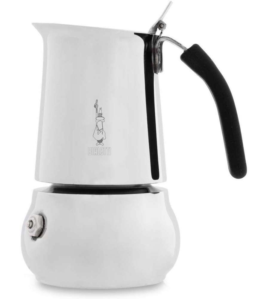 Bialetti Caffettiera Kitty - Acciaio Inox - 2 Tazze
