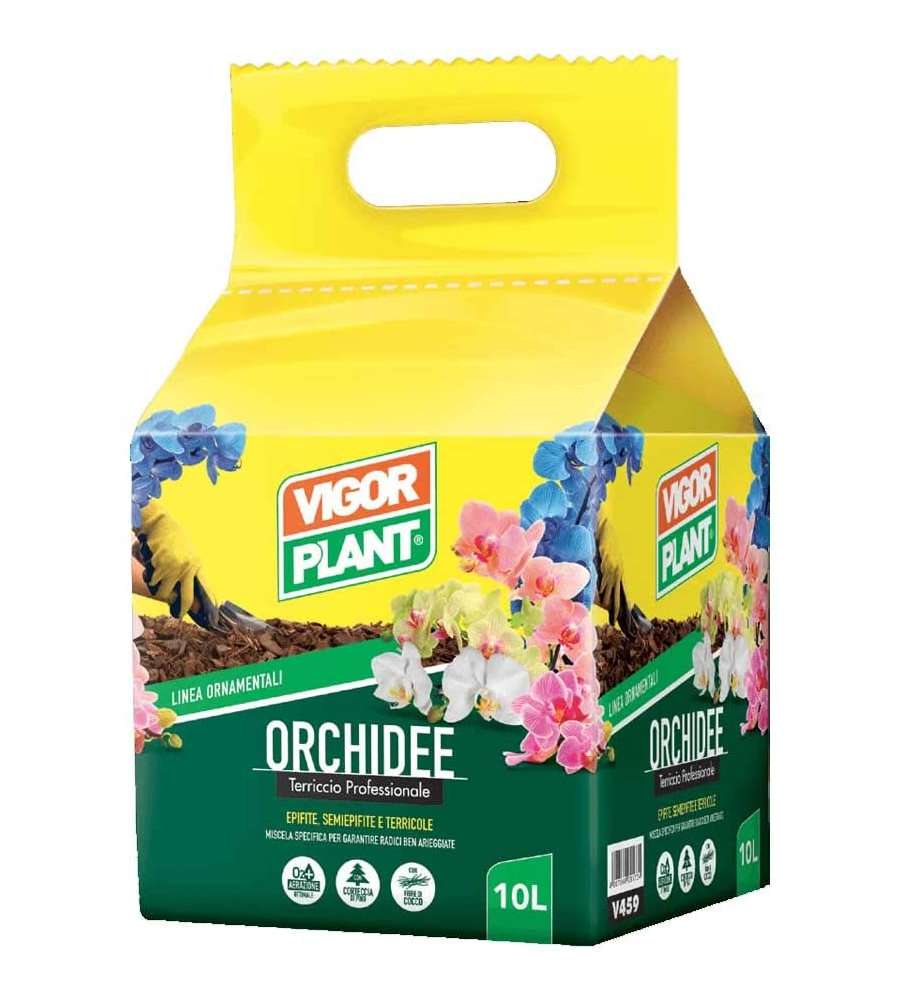 Terriccio orchidee bio 10l terre di casa