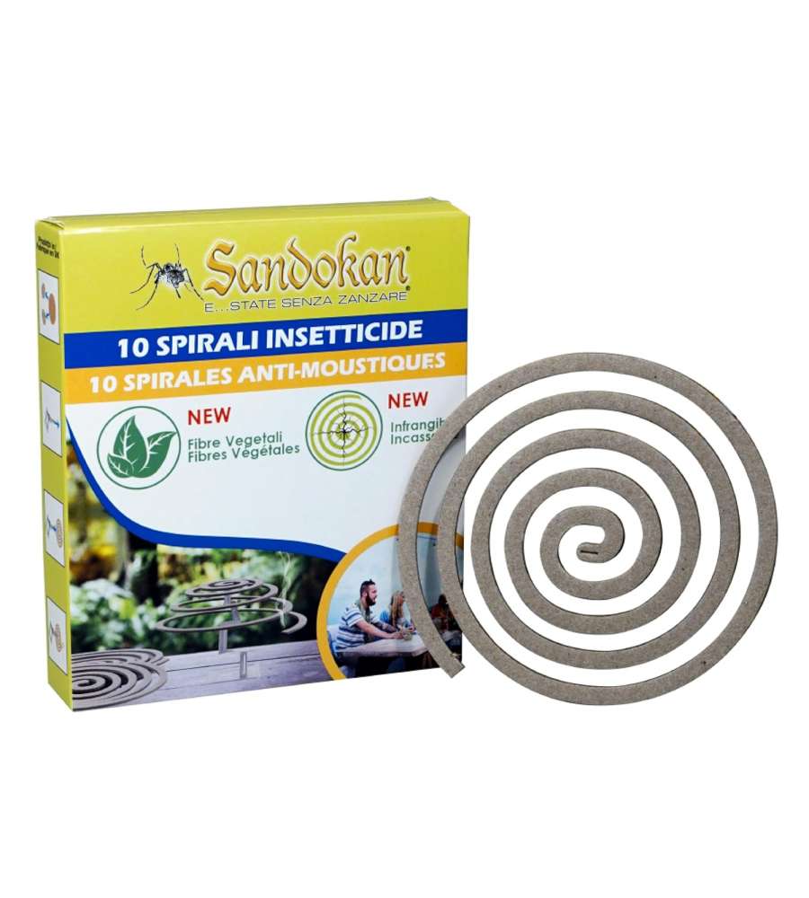 Spirali antizanzare profumate 10 pezzi